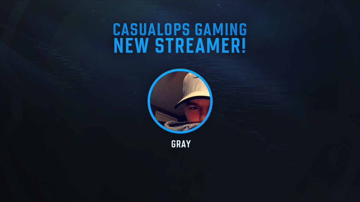 CasualOpsGaming's tweet photo. Please welcome @grayFPS to our stream team! #sightup Go drop him a follow and make sure to pay attention to when he is live! https://t.co/vn92o2mqad