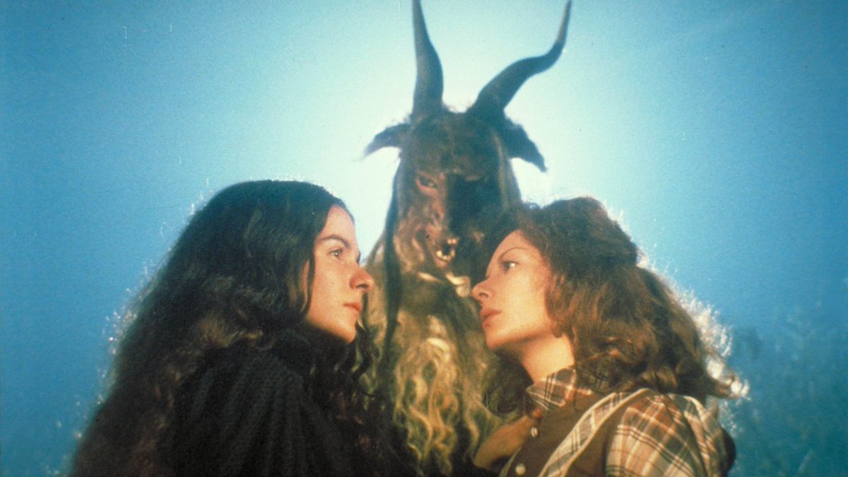 mostmortem's tweet photo. A double dalliance with the devil in Lemora: A Childโs Tale of The Supernatural (1973) #TwosCompany #ThreesACoven #DevilDate #Witch #Satanic #Horror #HorrorMovies #HorrorFan https://t.co/YT0HQnFdnr