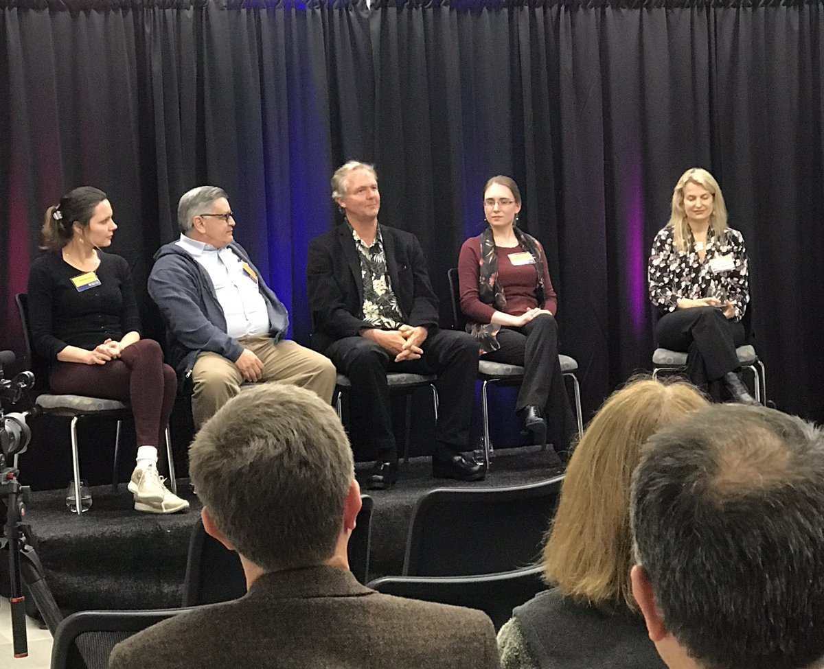 UCSCevents's tweet image. Talking precision medicine for kids with cancer with the @ucsc @treehousecancer team. Extraordinary researchers giving families new hope. #ThinkUCSC #KrawLecture