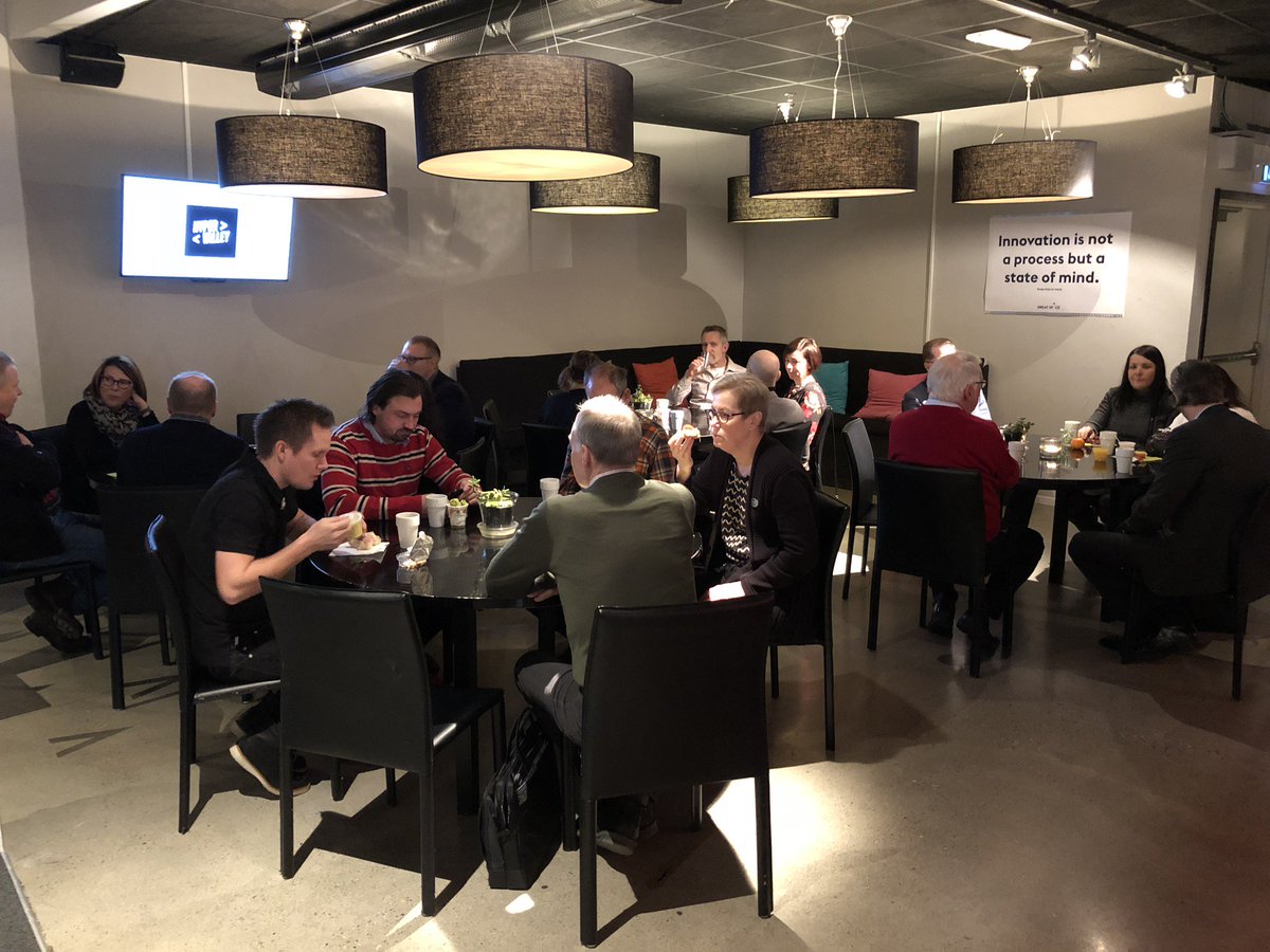 GreatSpaceSwe's tweet photo. Our Partner KPMG @KPMGSweden Hosting a Great Breakfast with the latest tax and accounting news @GreatSpaceSwe #KPMG #greatspacesweden #tax #accounting #sundsvall https://t.co/yvmkC4nE9o