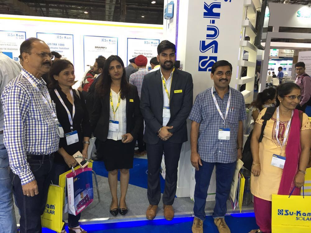SukamIndia's tweet photo. #Day1 : Every face reflects an excitement level. People are finding it very interesting.
Visit at booth no. 1831 at Bombay Convention &amp; Exhibition Centre to watch our advanced &amp; breakthrough technology in solar.
#SolarEnergy #SukamSolar 
#Intersolar2017 #GoSolarWithSukam https://t.co/boZgR3uv5f