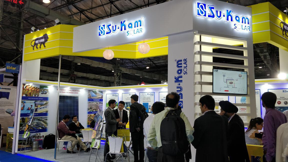 SukamIndia's tweet photo. #Day1 : Every face reflects an excitement level. People are finding it very interesting.
Visit at booth no. 1831 at Bombay Convention &amp; Exhibition Centre to watch our advanced &amp; breakthrough technology in solar.
#SolarEnergy #SukamSolar 
#Intersolar2017 #GoSolarWithSukam https://t.co/boZgR3uv5f