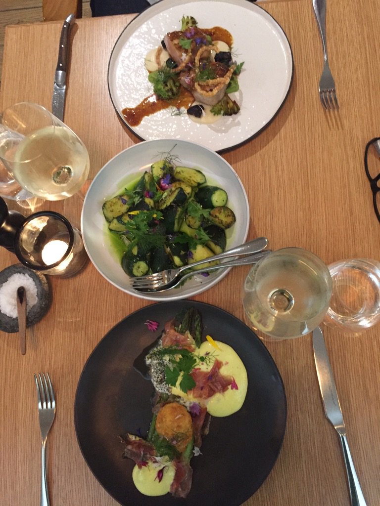Malo Restaurant in Havelock North with a glass of Prophet’s Rock Dry Riesling 2014 Malo Restaurant