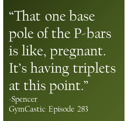 Gymtertainment's tweet photo. Oh the P-bars at the Mexican Open π #GymCasticQuotes #StripteaseFail https://t.co/bTrL8t6TUi
