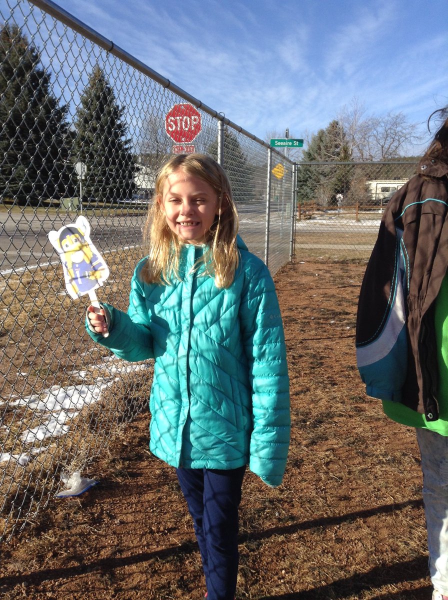 TariPhares's tweet photo. #MascotsOnTheMove #FUTP60 Victor caught us enjoying a healthy snack and walking on the #100MileClub track at recess.  #RCASfiredup https://t.co/g8p9rMdveu