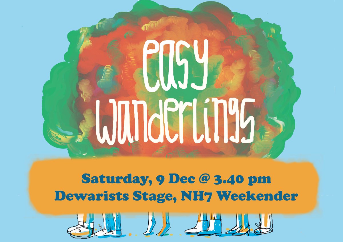 EasyWanderlings's tweet photo. Happy to kick-off Day 2 at @NH7 . See you at the Dewarists Stage @ 3.40pm. 
Wanderlings, this is one set you don't want to be late for :) 
 
#lineup2017  #dewaristsstage #aswritteninthestars #day2 #mahalakshimilawns https://t.co/z3SxaOXAQj
