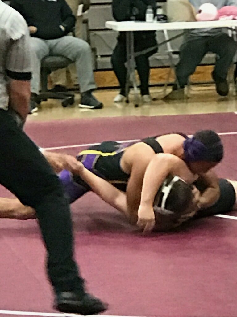 sumchanat3's tweet photo. So proud of the wrestling lions on their 1st meet.  Several won their matches and most of them just started wrestling.  Special shout out to Chase.  He won both of his matches.  This was his first ever competition. So proud of him.  Go Lions https://t.co/1BsihoBHSP