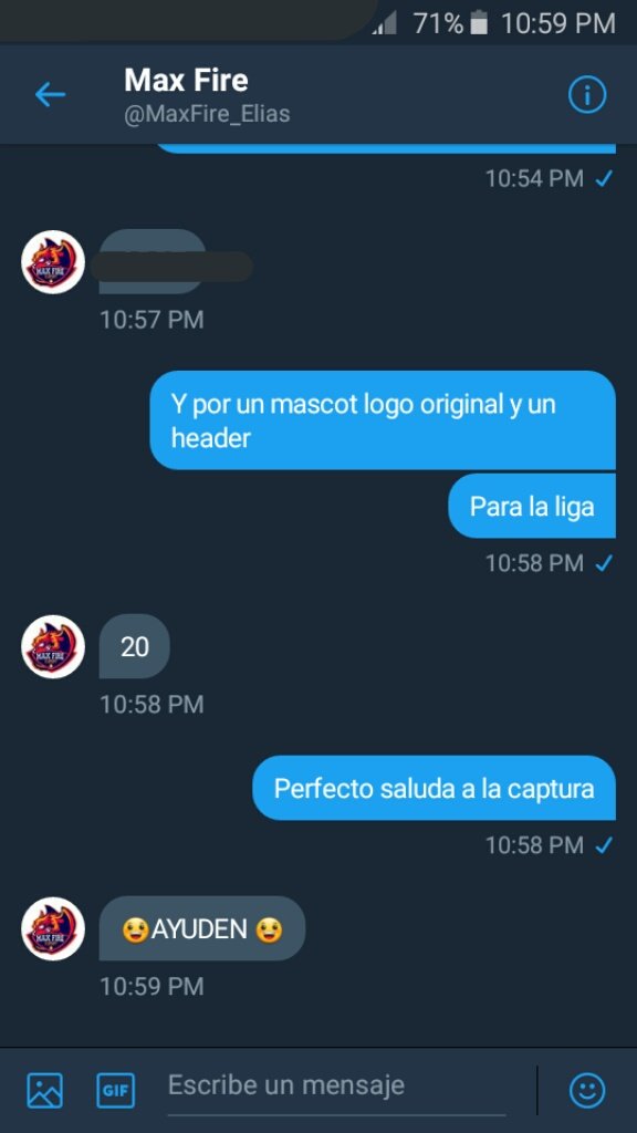 Ayuda!!! 20 Rt para que el crack de @MaxFire_Elias no haga un mascot y un mascot para la liga