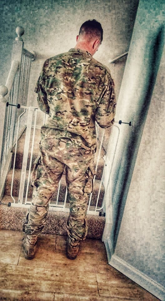 Bejacks0n's tweet image. He's perfect sometimes I swear...maybe too perfect hmmm 🤔😐🤔
#MyMan #husband #ARMY #hecutetho #uniform #babygate #dirtyboots #LoveYou