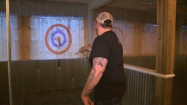 West Virginia's first axe-throwing center will open next Thurs. (12-14) inside The Lucky Dill Deli on Capitol Street in Charleston. Reservations can be made online. More details: wsaz.com/content/news/C… #WSAZ