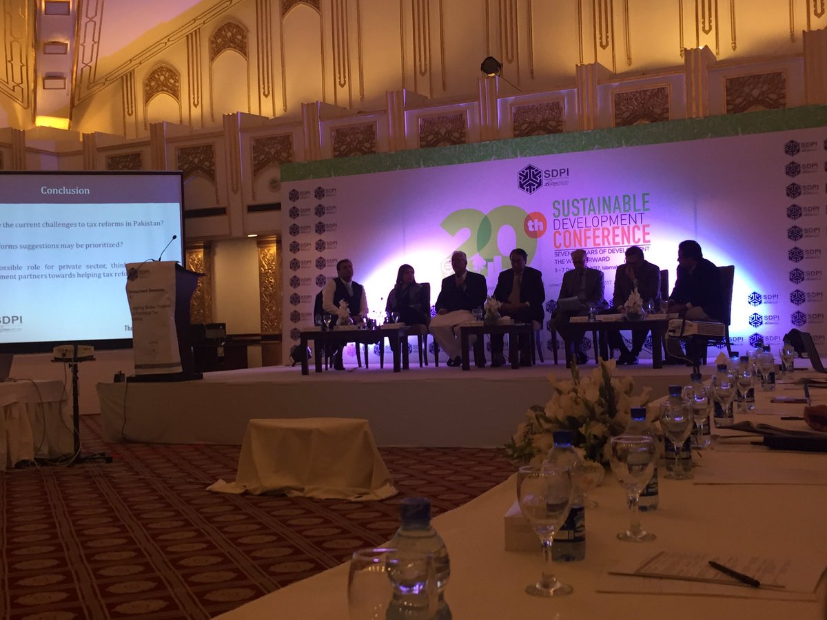 WardaGhazanfar's tweet photo. The session will draw on the experience of other economics in the region who may have undertaken such reforms.(Designing better Federal and Tax reforms) #sessionB1 #SDC2017 @SDPIPakistan https://t.co/MNNDUQ5AM7