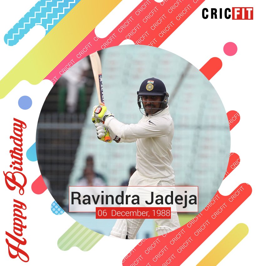 Cricfit Wishes Ravindra Jadeja a Very Happy Birthday! 