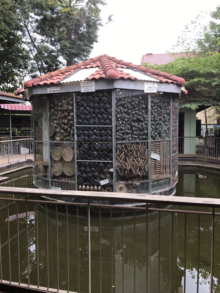 SallyCHill's tweet photo. Sobering tour at the landmine museum. Such a sad history- our girls again inspired to act &amp; fundraise. #MGGSRunforFreedom2017 https://t.co/gVA6S17Vwi