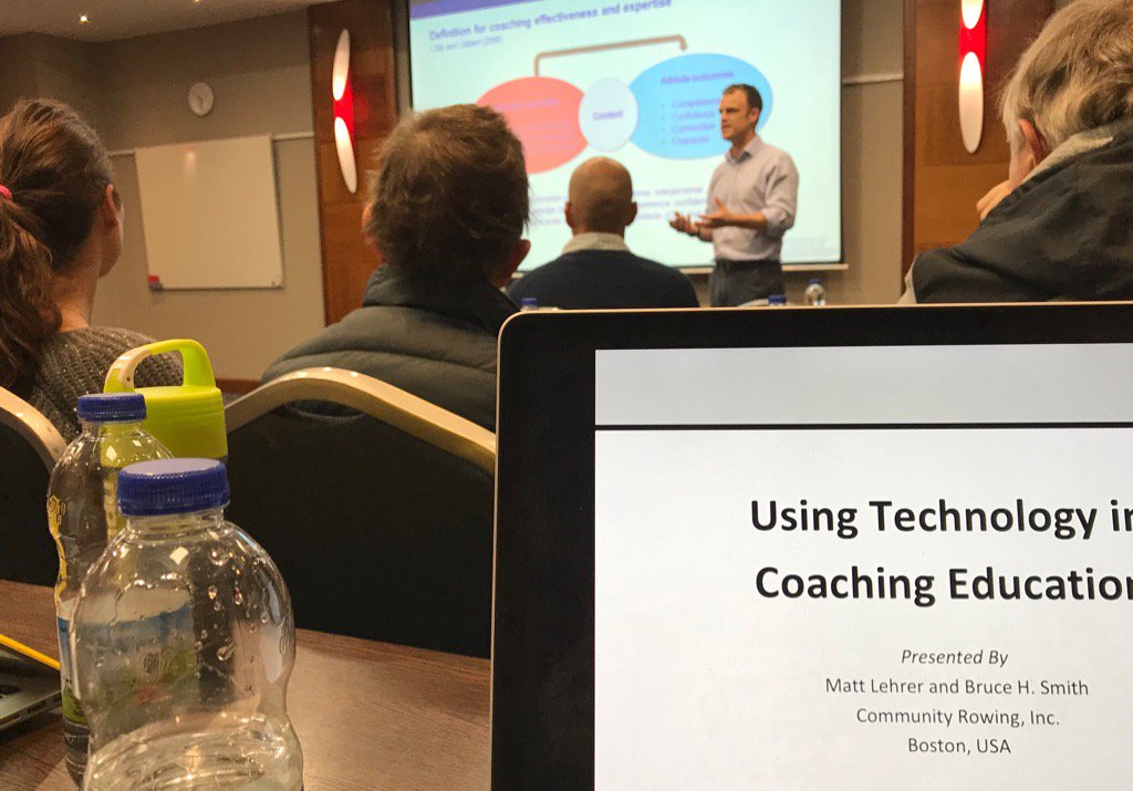 bhsrowing's tweet image. At the FISA coaching education conference - getting ready to share CRI ‘Rowing for All’