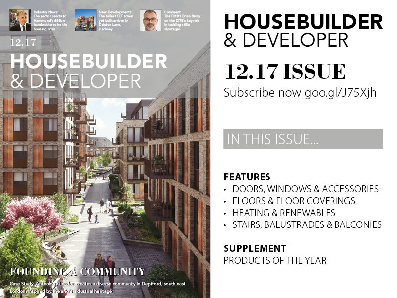 Housebuilderdev's tweet photo. Your @Housebuilderdev December issue is now available in our #digitalmagazine archive https://t.co/QdWDVxoP3Q. This issue's cover and case study features Deptford Foundry © @anthologylondon. To find out more see page 21 https://t.co/5wNcowW0GL