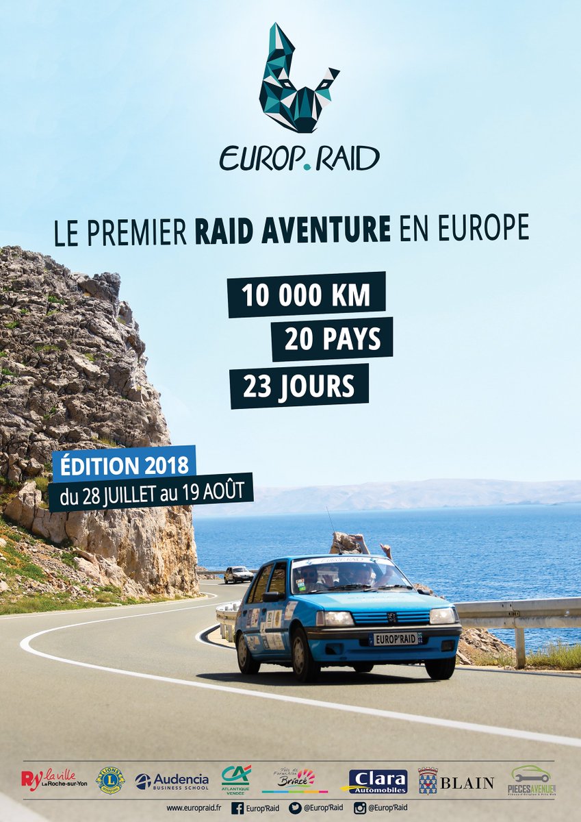 EuropRaid's tweet image. Du 28 juillet au 19 août 2018, 250 équipages et 750 participants parcourront #10000km à travers #20pays en #23jours. Vous aussi, vivez l'aventure &amp;gt;&amp;gt; europraid.fr/participer/