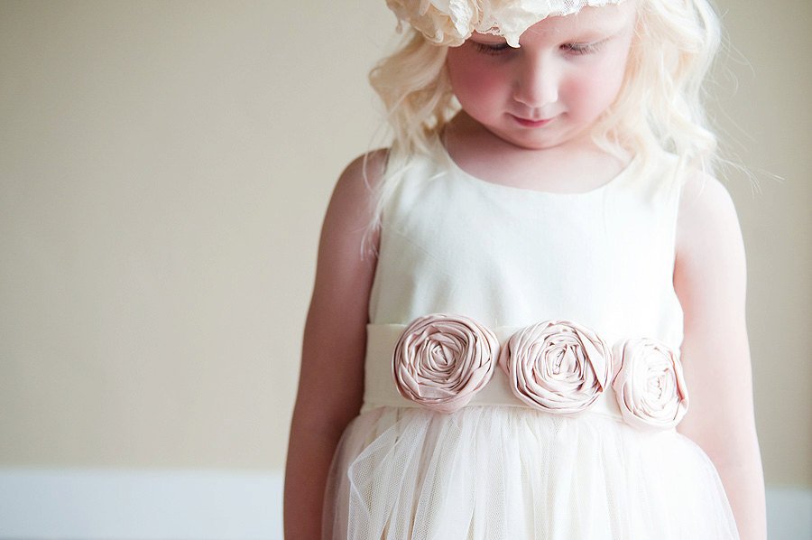 ★★★★★ "We ordered this dress for our daughter's first communion and we're so pleased with the quality as well as the speed with which we received it. The flowers on the sash were so unique and special! This was by far the prettiest dress on first communion day." earthmamma