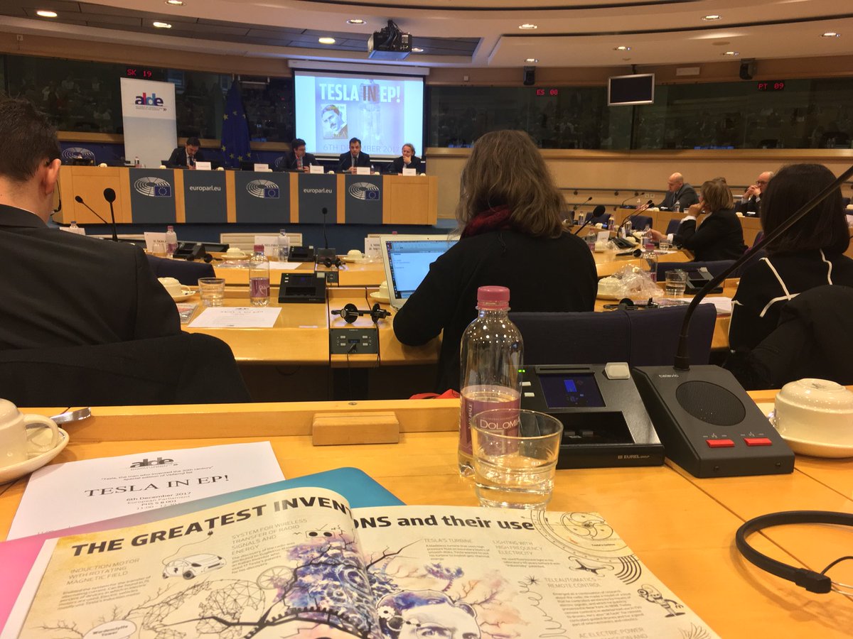 MichaelaFurdova's tweet photo. 💡#Tesla, the man who invented the 20th century in #EuropeanParliament https://t.co/Yr1xuKJxAU