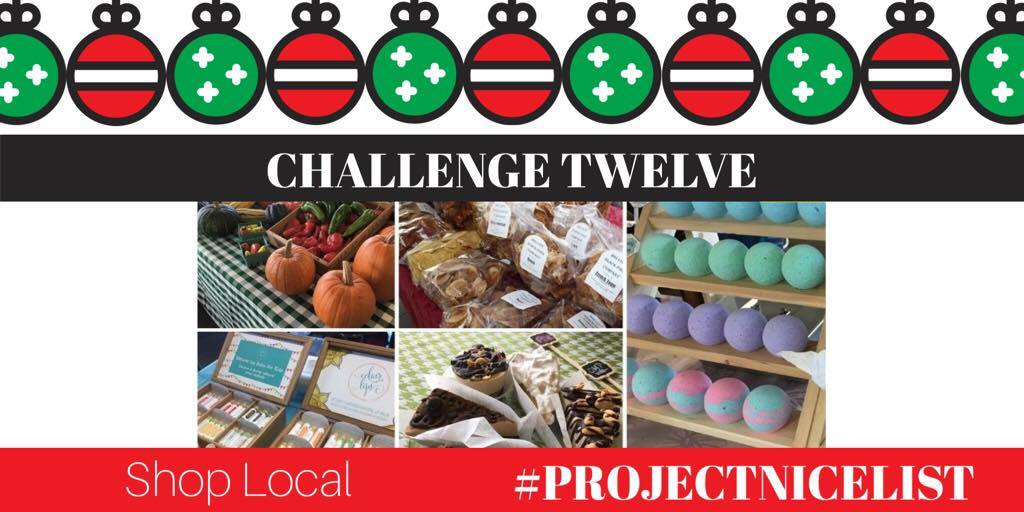 Challenge 12 is to #shoplocal ! Check out the Riverview Farmers Market or the <a href="/BPWmoncton/">BPW Greater Moncton</a> markets tonight!! Tons of great local vendors to support.