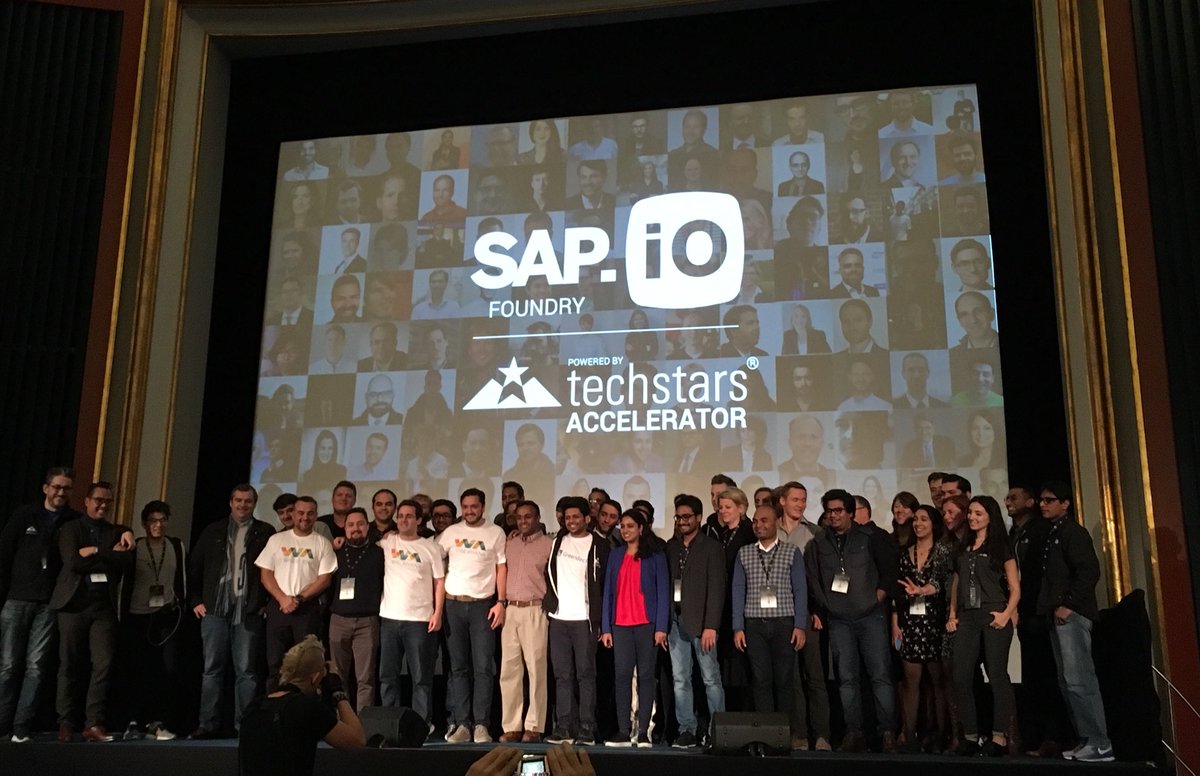 alex_kiltz's tweet photo. Strong #B2B #SaaS #startup #pitches showing good traction! Fun #demoday @sap_iO! #UVCpartners https://t.co/18V35Q6ubm