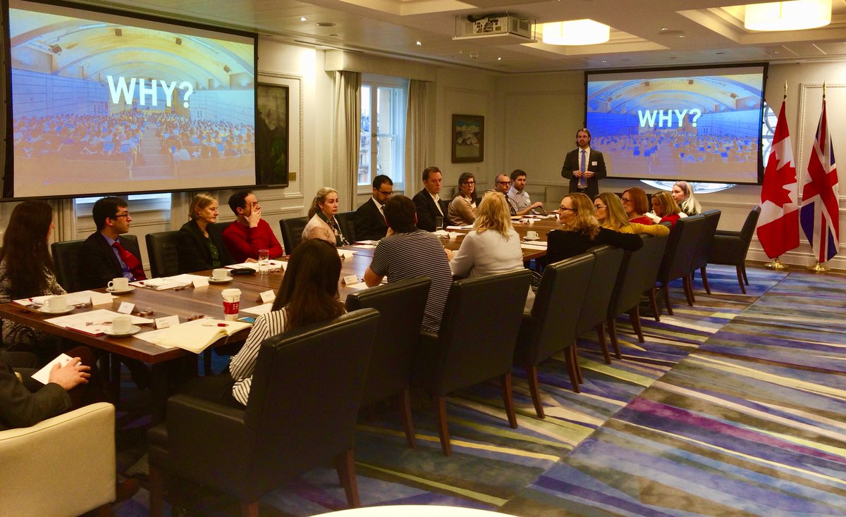 #CanadaHouse is pleased to host UK international university advisors for their meeting to discuss #HigherEducation abroad <a href="/UBC/">University of British Columbia</a> <a href="/CanadianUK/">CanadianUK</a>