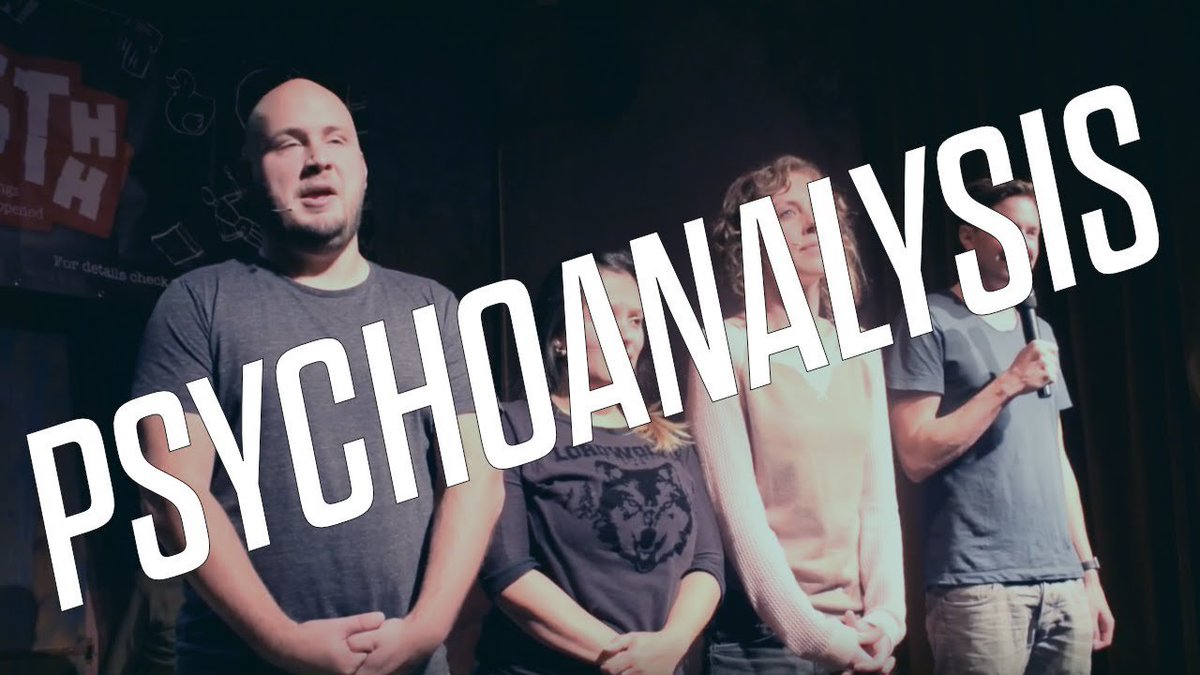 An expert on psychoanalysis embarks on a journey of self-discovery. youtu.be/3YthlQ--5Eg #improv #comedy #psychoanalysis #3headedexpert #sthh