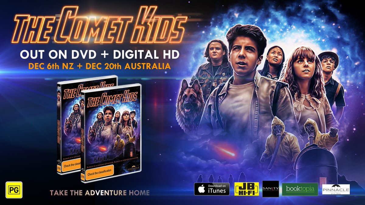 TheCometKids's tweet photo. @TheCometKids is out on DVD today in NZ and Dec. 20th in Australia! #thecometkids #dvd #film #movie #childrensfilm #familyfilm https://t.co/DiSeRPHAnS