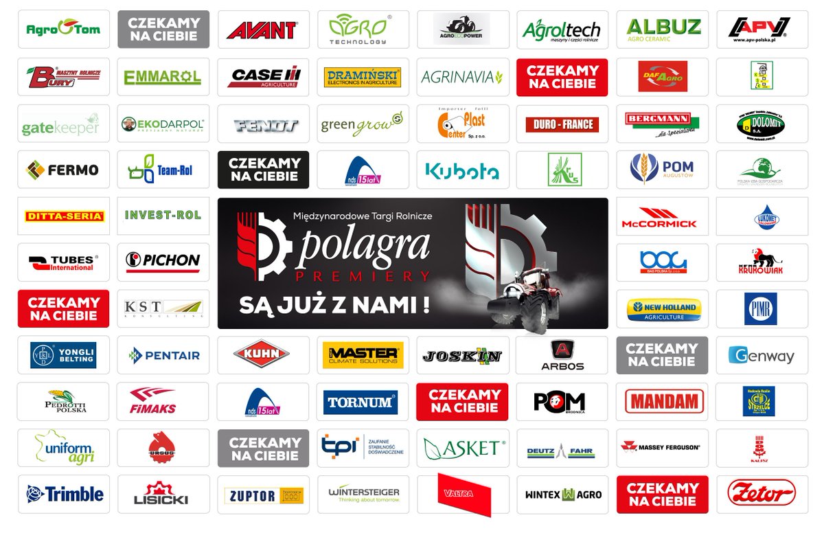 Liczba wystawców na POLAGRA-PREMIERY 2018 cały czas rośnie!