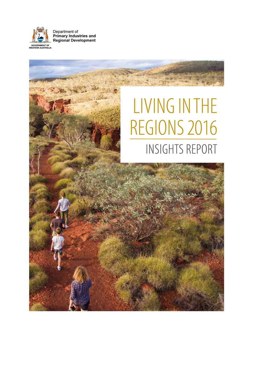 DRD_WA's tweet photo. "The results of this survey reflect the economic reality of the last few years," Minister @AlannahMac on the 2016 Living in the Regions report released today. Read more on https://t.co/6nBvjOfzT3. Full report on https://t.co/sDbW4HHOeb. #RegionalDevelopmentWA https://t.co/Nk4yDrlaX4