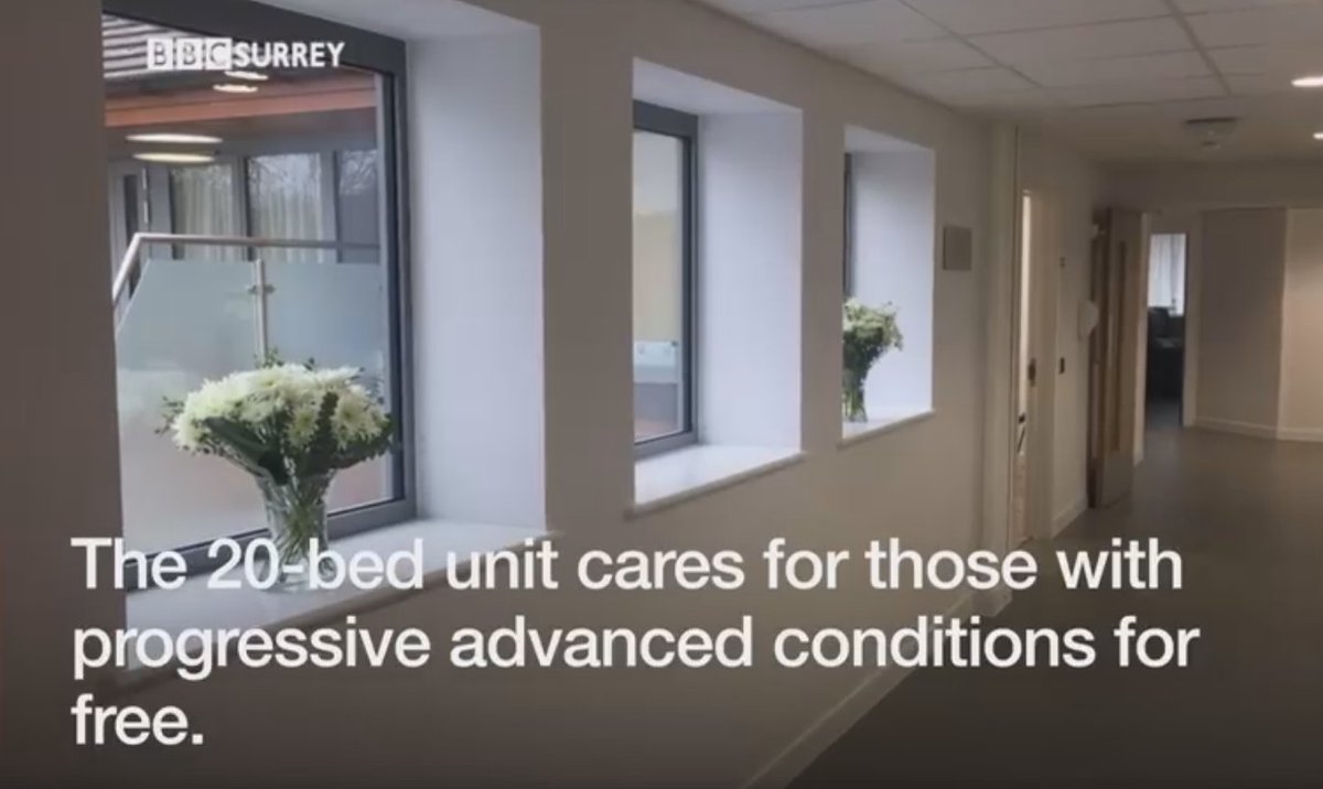 BBCSurrey's tweet photo. ICYMI - See behind the scenes at the new @WSBHospices in #Woking #SamBeare -
opened on Tuesday by Sophie Wessex. https://t.co/ulEVbXW8Ec https://t.co/OYXkK5aTKn