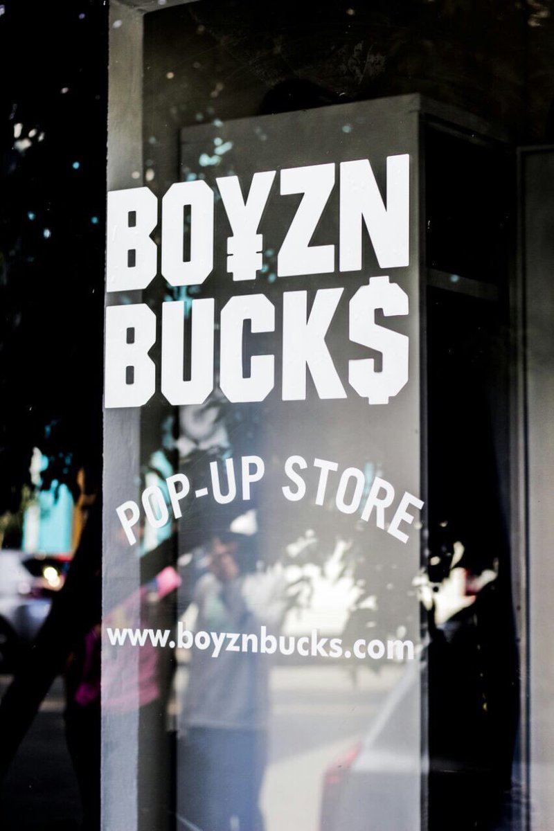 boyznbucks's tweet photo. BOYZNBUCKS POP UP STORE. OPEN TILL FRIDAY. TRADING HOURS 10am till 6pm at 70Juta st. Braamfontein https://t.co/9vuAu8LrwF