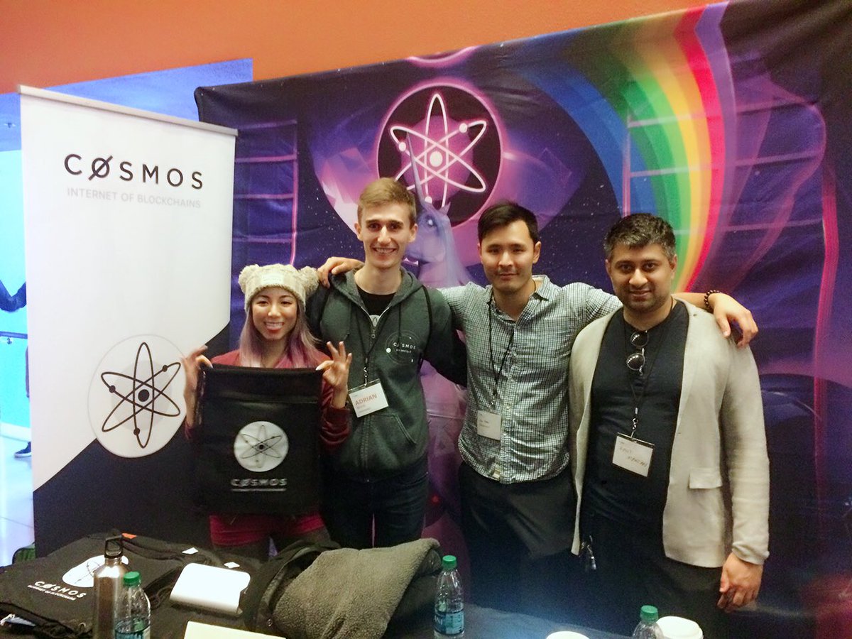 cosmos's tweet image. That&apos;s a wrap! Thanks @NTmoney @wmougayar for a fantastic #TokenSummit ✊️ Cosmonauts over &amp;amp; out 👾