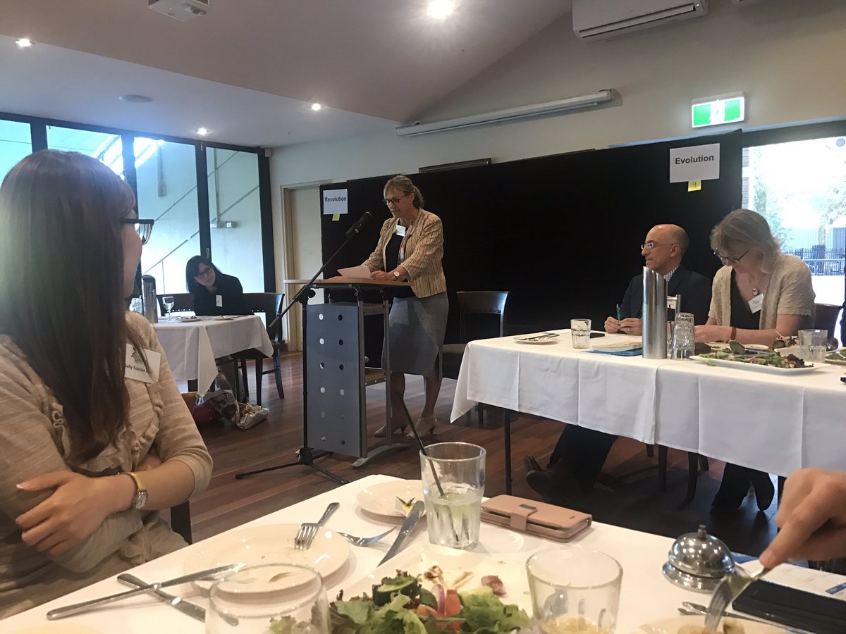 SydneyCatalyst's tweet photo. Dr Lorraine Chantrill talking about revolutionary advances in cancer treatments #revolutionvsevolution https://t.co/ZKYaSGQDnd