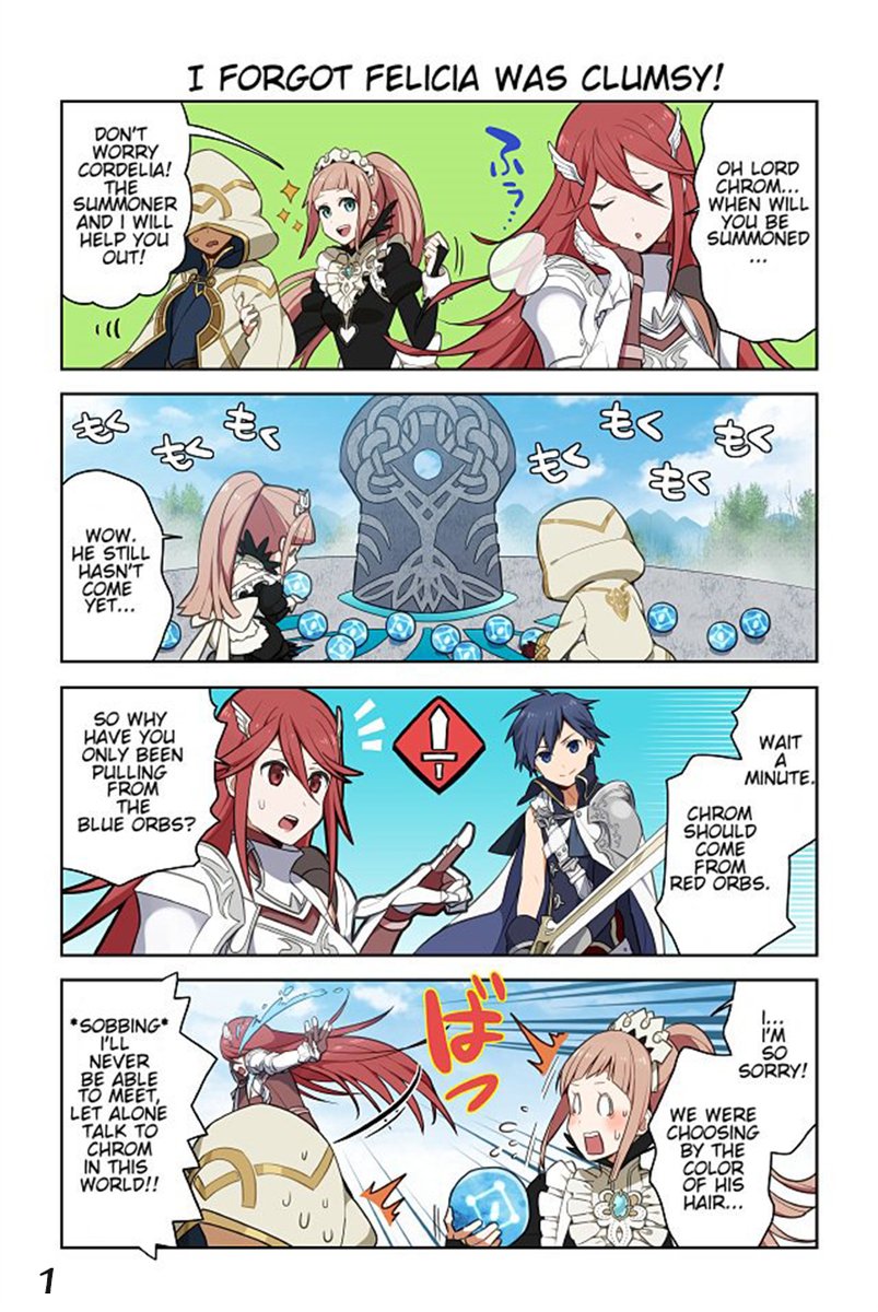 FEHeroes_News's tweet image. Translations are below, Higher quality versions via imgur link, Chapters 1~4 in English. Enjoy summoners! imgur.com/a/VzrUs  #FEHeroes
