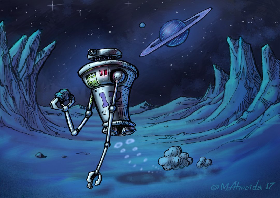 marshallartguy's tweet photo. #sketchbook #sketching #inksketch #inksketches #inksketching #sketchbookart #sketchbookartist #sketchbookartists #sketch_daily #sketchdaily #sketch_book #comicart #comicartist #ArtistOnTwitter #drawing #drawings #sketchalicious #roboprobe #probinguranus #deepspaceprobe https://t.co/86RE1LcJEu