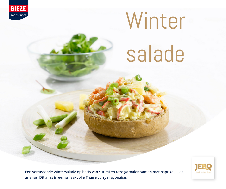 Bieze_FS's tweet photo. De Wintersalade (Thaïse krab - garnaal); de nieuwe salade van Jebo! Kijk voor meer info: https://t.co/CTjwaAh7rf https://t.co/4RquPDD1h9