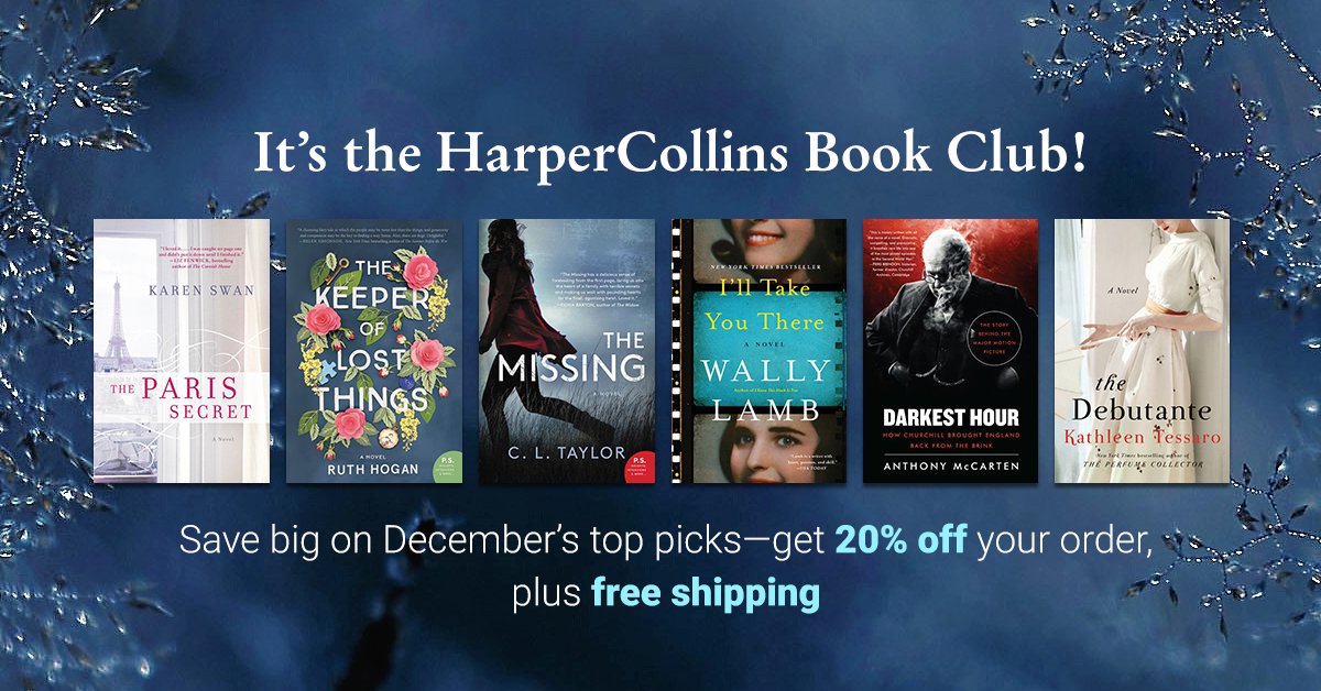 For my American readers, #theparissecret has been chosen for Harper Collins' December book club! Click on the link for 20% off and free shipping! harpercollins.com/bookclub