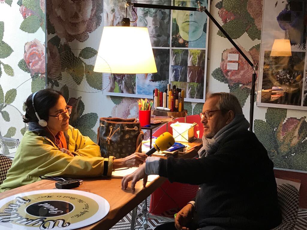 bybossygroup's tweet photo. Interviewed for Catalunya Radio , yesterday at @WynwoodPoint headquarters, space designed by @ArturBossyLluch #radio #wynwoodpoint #art https://t.co/7iR0JEVlTn