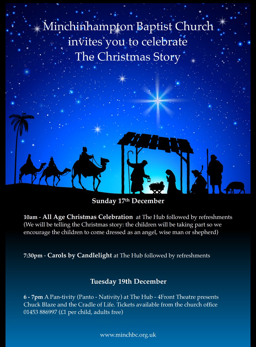 MinchBC's tweet photo. Christmas at #minchbc - come and join us! https://t.co/oPiAkMI6SY