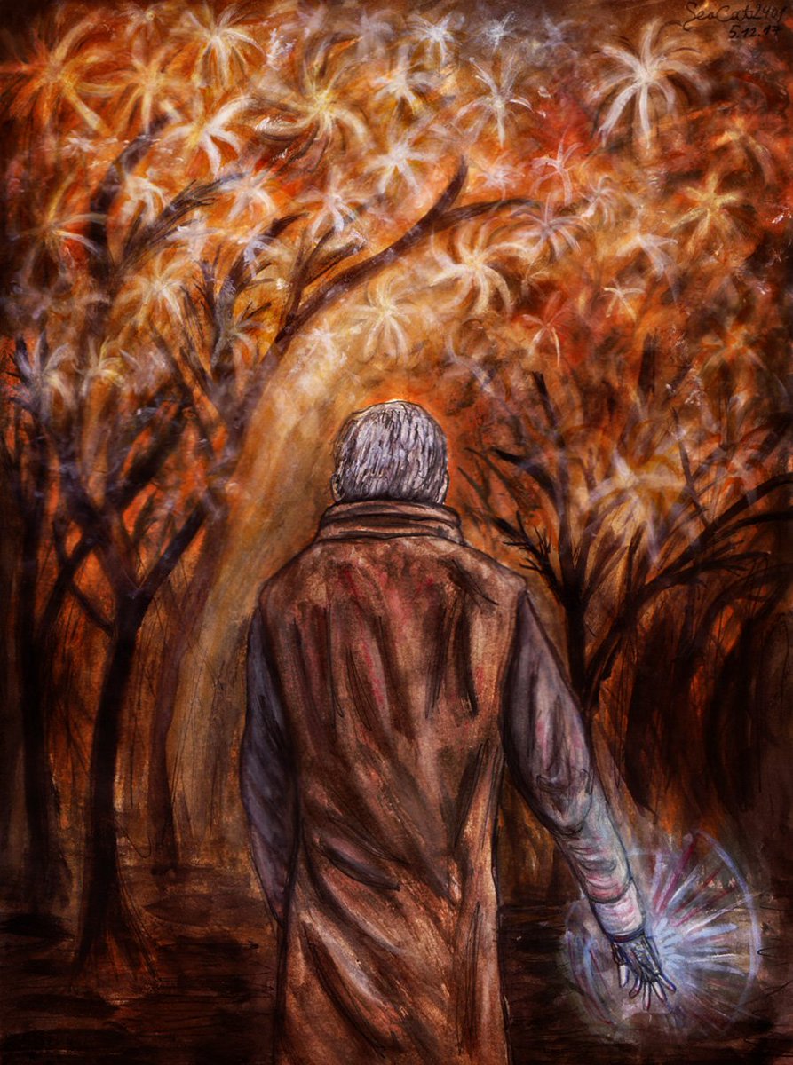 SeaCat2401's tweet image. Watercolours! Never thought I&apos;m back to them. Just I was sad.
Detective Lazarski inside Sanctuary. #Observer #ObserverGame