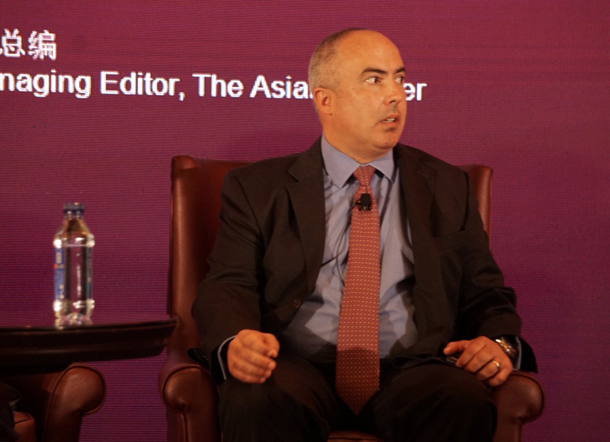 TheAsianBanker's tweet photo. Charlie O'Flaherty @Charlie_XBridge, @CrossbridgeView: Maybe we can use #technology to replace a relationship that doesn't exist between private #bankers and the mass affluent. #CPW17 https://t.co/1Ro6XsG3AV