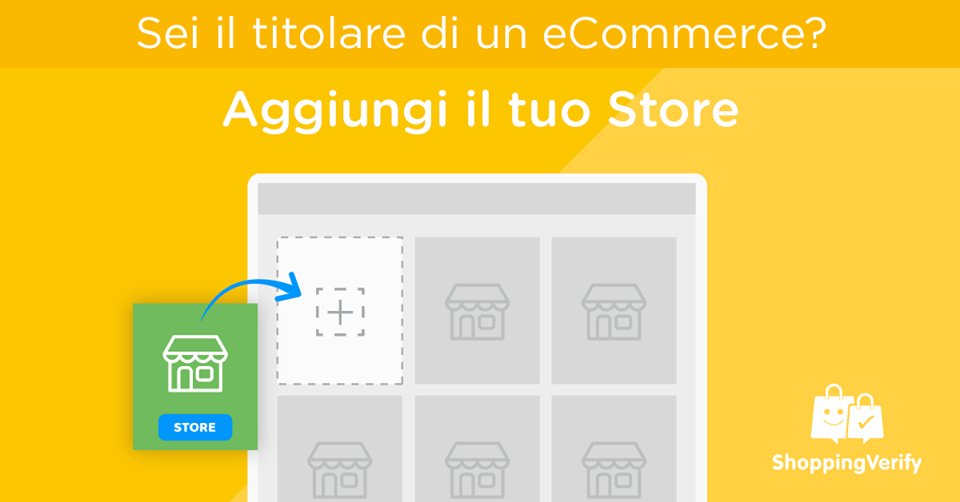 Sei il titolare di un e-commerce? Registrati a ShoppingVerify e scopri i numerosi vantaggi riservati agli e-commerce 
👉 it.shoppingverify.com  #ecommerce #recensione #acquistionline