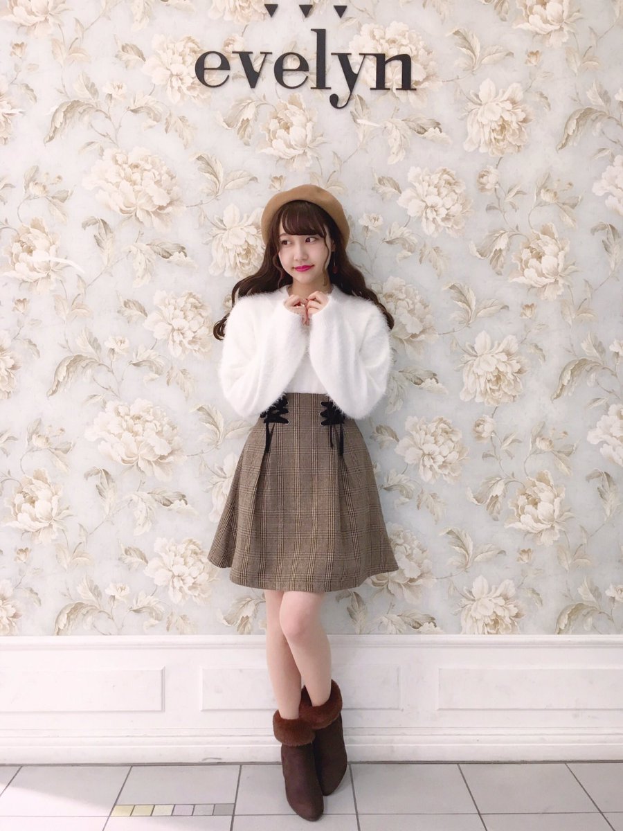evelyn🎡HEP ♡♡スタッフおすすめコーデ♡♡ 冬にピッタリなふわふわ