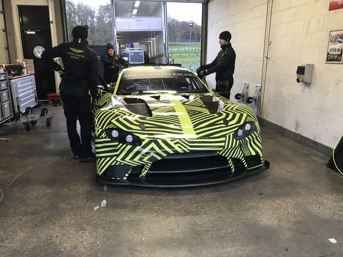 DarrenTurner007's tweet image. Testing resumes today. Looking forward to a few laps around Brands Indy. #newvantage #vantageGTE