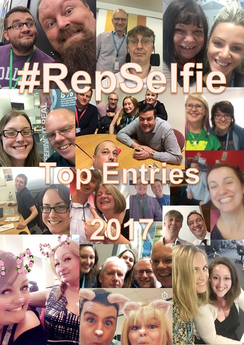 UniteKingswood's tweet photo. Back in June this year we launched the #RepSelfie competition, where we asked members to find their Unite reps and take a selfie with them. The 2 winners smiled and pouted their way to an Amazon Fire TV Stick and a set of Hed Kandi Headphones!! https://t.co/vGRu72X5vE