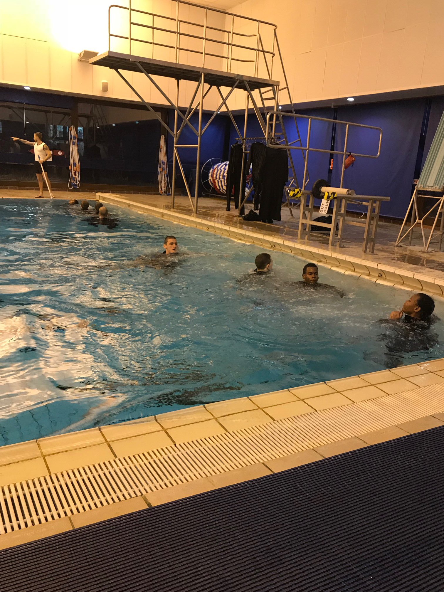 HMS Raleigh on Twitter "Fisher 24 conducting their Royal Navy Swim