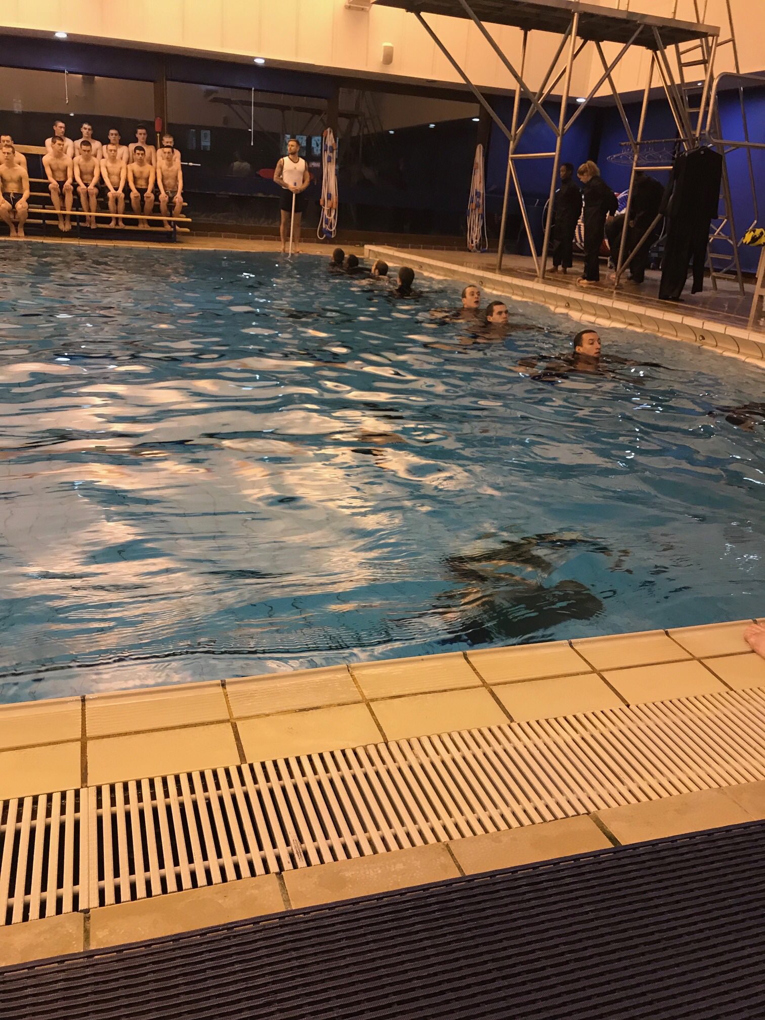 HMS Raleigh on Twitter "Fisher 24 conducting their Royal Navy Swim