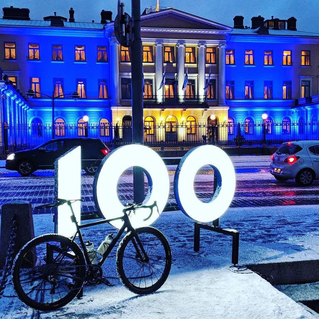 PistaCycling's tweet photo. Todays ride for 100 years of Finlands indepence. It is 100 km for 100 years. Congratulations!
@fkcycling #suomi100 #winterriding
#bikestagram #bikelife #outsideisfree #bike #cyclingporn #commute #bikeexploration #bikespiration #cyclocross #stravacyclin… https://t.co/kEj4dbj8hd https://t.co/jSifzgUMJH