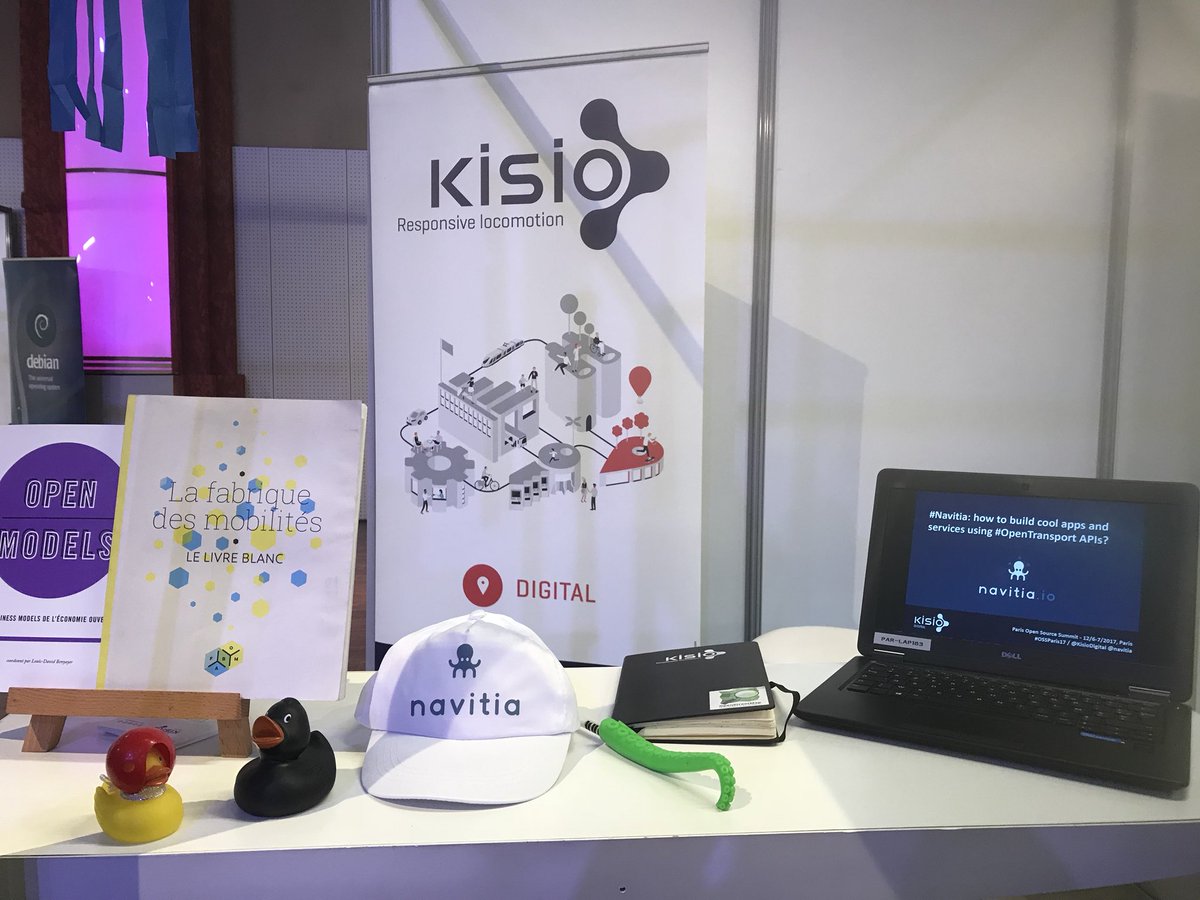 bbilloud's tweet image. #OSSParis17 Rdv aujourd’hui et jeudi 07/12 au village #mobilité du Paris #opensource Summit stand B17 #Kisio @navitia en face de la @Tesla @Qwant_FR de @RatZillaS #OpenTransport #Kraken #OSS117 #TuPeuxPasTest