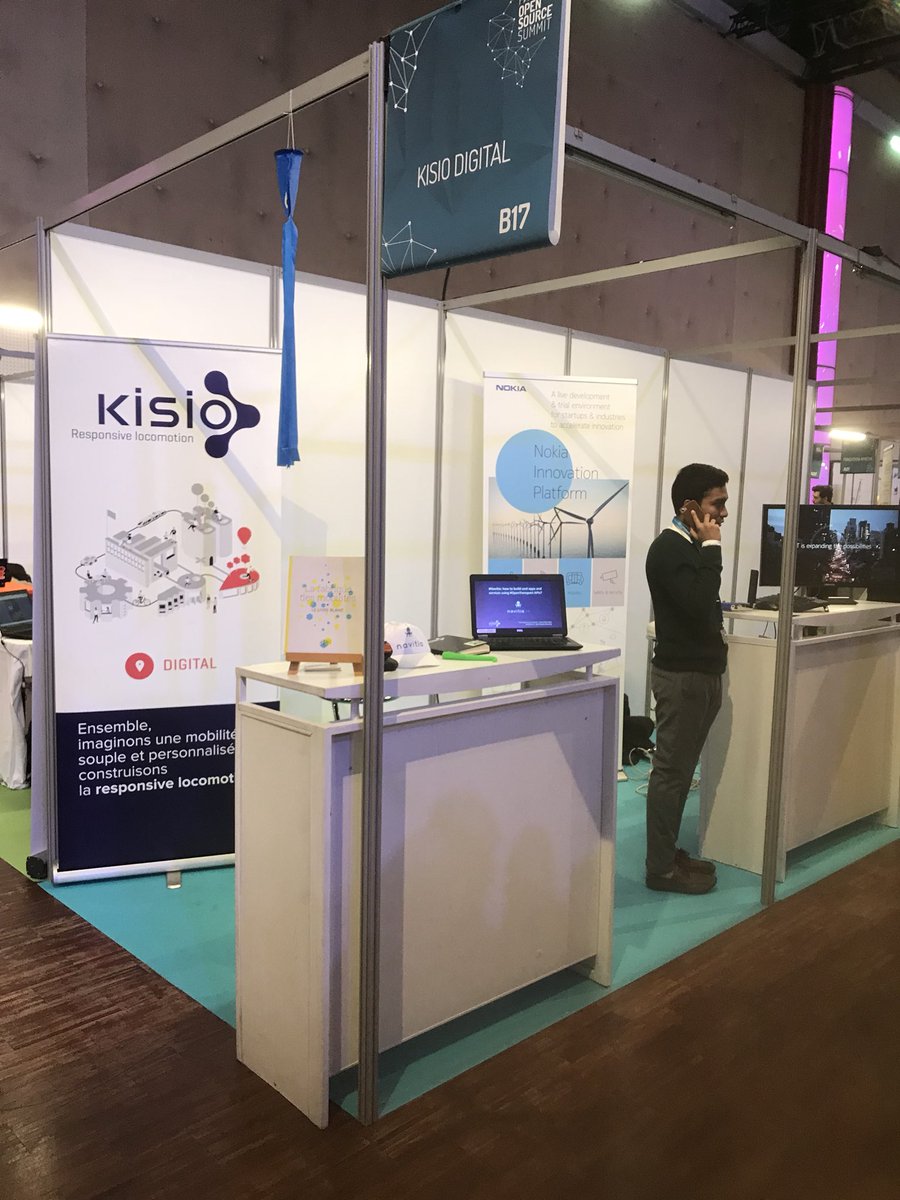 bbilloud's tweet image. #OSSParis17 Rdv aujourd’hui et jeudi 07/12 au village #mobilité du Paris #opensource Summit stand B17 #Kisio @navitia en face de la @Tesla @Qwant_FR de @RatZillaS #OpenTransport #Kraken #OSS117 #TuPeuxPasTest